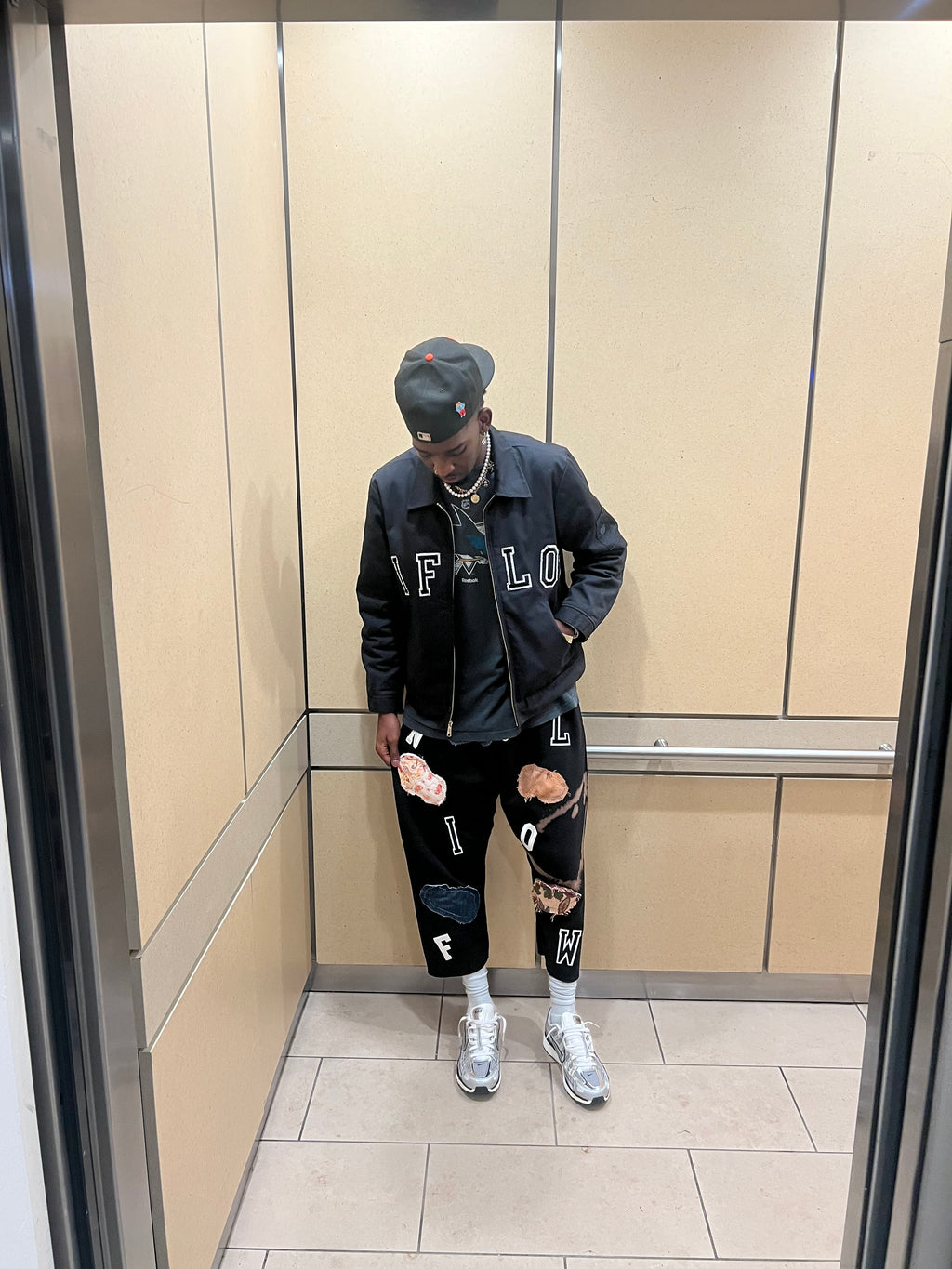 3/4 letter sweat pants