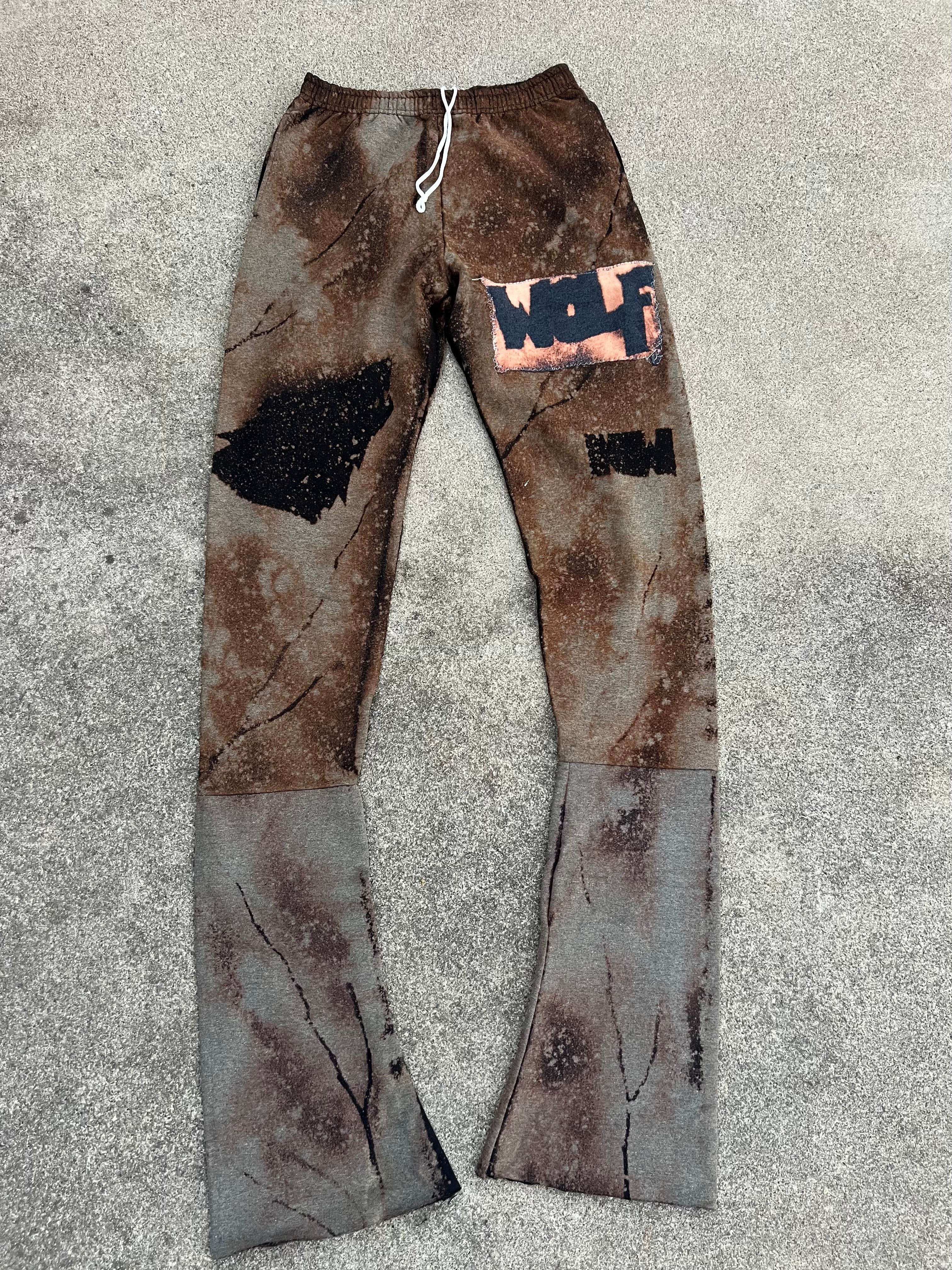 Stacked Brown Sweats (L)