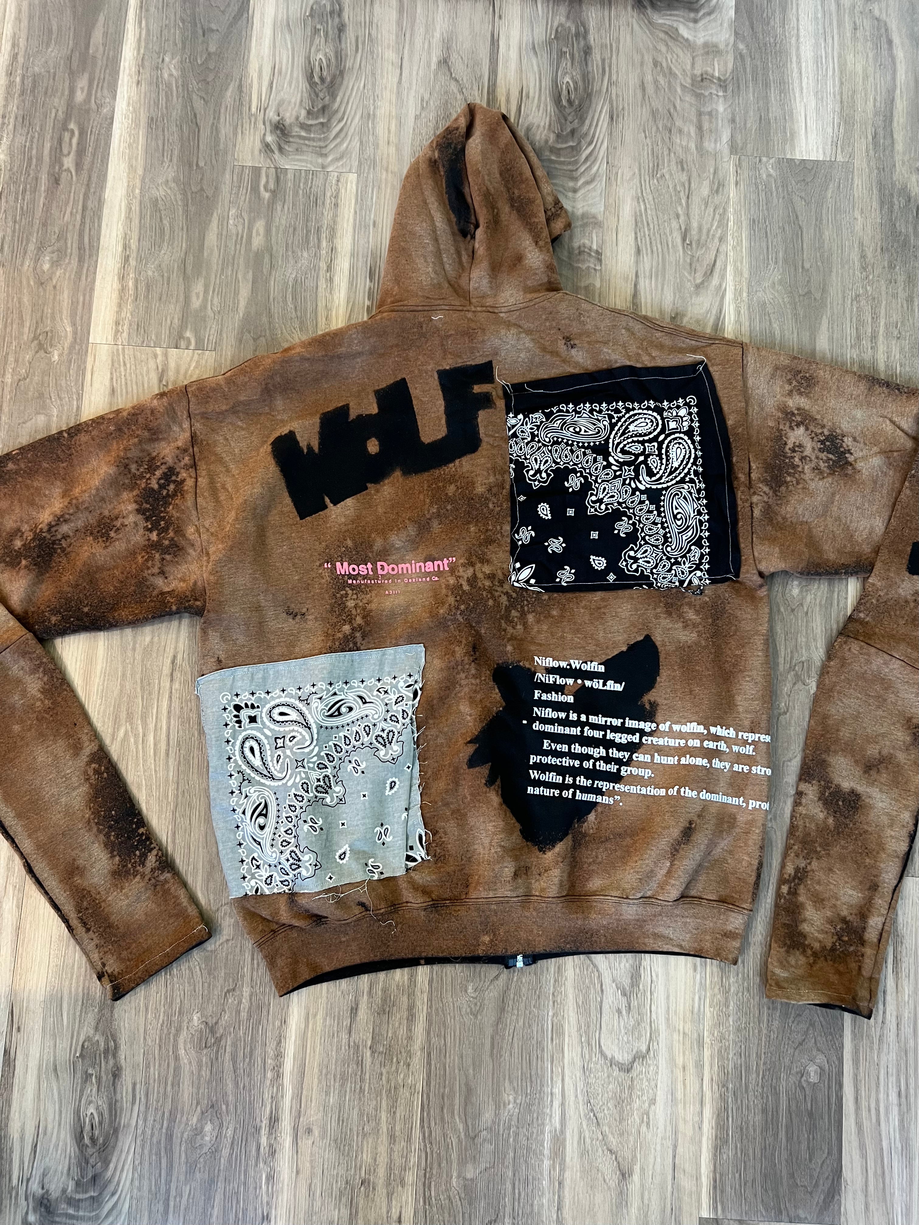 Niflow "Stacked" Zip Up Hoodie